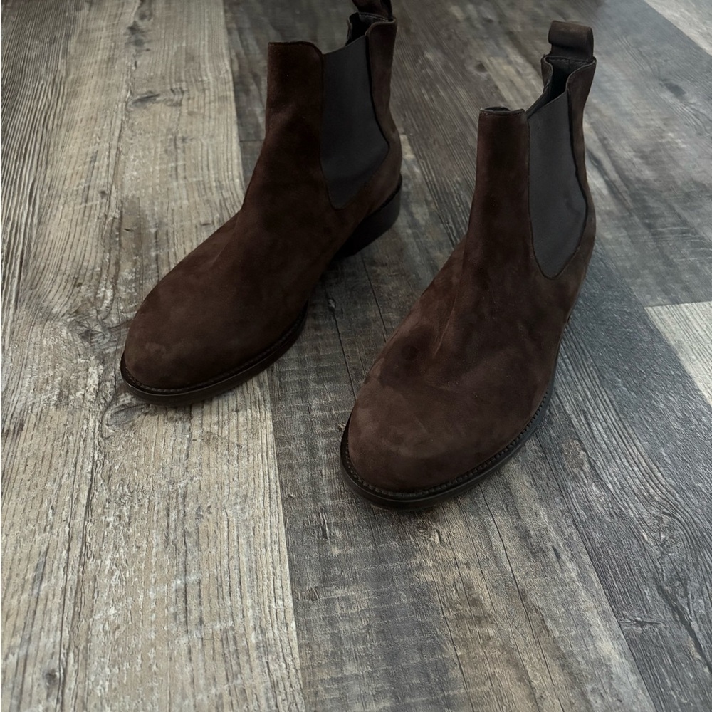 Boots 275 Central brown leather Italian boots - Picture 9 of 9